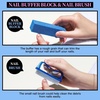 image:imageFANDAMEI Nail Care Kit Nail Files 100180 Nail Buffer Block Cuticle Nippers Cuticle Trimmer Cuticle Pusher Nail Tools Nail Kit Pedicure amp Manicure Tools Nail Prep Kit Manicure Kit for WomenVblue