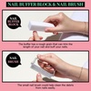 image:imageFANDAMEI Nail Care Kit Nail Files 100180 Nail Buffer Block Cuticle Nippers Cuticle Trimmer Cuticle Pusher Nail Tools Nail Kit Pedicure amp Manicure Tools Nail Prep Kit Manicure Kit for WomenHwhite