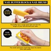 image:imageFANDAMEI Nail Care Kit Nail Files 100180 Nail Buffer Block Cuticle Nippers Cuticle Trimmer Cuticle Pusher Nail Tools Nail Kit Pedicure amp Manicure Tools Nail Prep Kit Manicure Kit for WomenLyellow