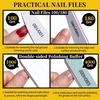 image:imageFANDAMEI Nail Care Kit Nail Files 100180 Nail Buffer Block Cuticle Nippers Cuticle Trimmer Cuticle Pusher Nail Tools Nail Kit Pedicure amp Manicure Tools Nail Prep Kit Manicure Kit for WomenLyellow