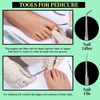 image:imageFANDAMEI Nail Care Kit Nail Files 100180 Nail Buffer Block Cuticle Nippers Cuticle Trimmer Cuticle Pusher Nail Tools Nail Kit Pedicure amp Manicure Tools Nail Prep Kit Manicure Kit for WomenXgreen