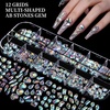 image:imageFANDAMEI Nail Charms Nail Rhinestones Kit with 8 Boxes of Nail Gems Bedazzling Kit for Nails Colorful Clear Flatback Rhinestones Charms Y2K for Nails Multi Shape Nail Art Accessories for Crafts