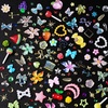 image:imageFANDAMEI Nail Charms and Gems 8 Boxes Nail Art Kit for Design MultiShape Rhinestones for Nails Flat Back Pearls Jewels 3D Fruit Flower Candy Nail Charms Gold Nail Studs JewelsYellow candyred cherrypurple heartgold silver pearls