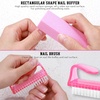 image:imageFANDAMEI Nail Files and Buffers Manicure Tools Nail Care Kit with Nail File Nail Buffer Block Cuticle Care for Women with Nippers Pusher Peeler Cuticle Oil and Nail Prep KitARose