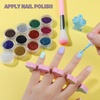 image:imageFANDAMEI Nail Kit for Girls Press on Nails for Teens Nail Polish Set for Girls False Nail Tips for Teens Nail Stickers 3D Rhinestone Stickers Face Gems Nail Glitter Nail Art Tool Kit