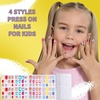 image:imageFANDAMEI Nail Kit for Girls Press on Nails for Teens Nail Polish Set for Girls False Nail Tips for Teens Nail Stickers 3D Rhinestone Stickers Face Gems Nail Glitter Nail Art Tool Kit