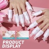 image:imageFANDAMEI Nail Polish Gel Remover Tools Kit with Nail Clips 100ml Nail Polish Remover Bottle 500 Nail Remover Cotton Pad Nail Brush Cuticle PusherPeeler 100180 Nail FileBuffer BlockBClear