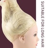 image:imageFANDAMEI Wig Cap 4 pieces Light Brown Stocking Wig Caps Stretchy Nylon Wig Caps for Women men kidsCMesh Wig Cap Open End