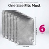 image:imageFandamei 6PCS Wig Cap 6PCS Black Mesh Wig Cap Net Closed End Hair Mesh Net Liner Weaving Caps for Women Men Kids Wig Caps for Halloween CosplayBlack