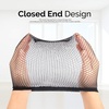 image:imageFandamei 6PCS Wig Cap 6PCS Black Mesh Wig Cap Net Closed End Hair Mesh Net Liner Weaving Caps for Women Men Kids Wig Caps for Halloween CosplayBlack