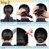 image:imageFandamei Hair Accessories Set 20PCS Mesh Hair Nets Invisible and 40PCS U Shaped Hair Pins for Women Girls Ballet Bun Maker amp Dance Hair Nets 20 inch50cm Hair Pins 24 inch6cm BrownBlack