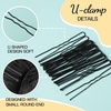 image:imageFandamei Hair Accessories Set 20PCS Mesh Hair Nets Invisible and 40PCS U Shaped Hair Pins for Women Girls Ballet Bun Maker amp Dance Hair Nets 20 inch50cm Hair Pins 24 inch6cm BrownBlack