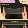image:imageFandamei Hair Accessories Set 20PCS Mesh Hair Nets Invisible and 40PCS U Shaped Hair Pins for Women Girls Ballet Bun Maker amp Dance Hair Nets 20 inch50cm Hair Pins 24 inch6cm BrownGold
