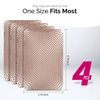 image:imageFandamei Mesh Wig Caps Net 4PCS Wig Caps Net Open End Dark Brown Wig Cap for women Strength Wig Cap Dark BrownMesh Wig Cap Closed End
