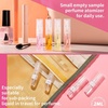 image:imageFandamei Mini Spray Bottle 10 Pack 5ml Mini Plastic Spray Bottle Empty Fine Mist Refillable Mini Perfume Bottle Perfume Atomizer Small Sample Containers Plastic Portable Travel Bottle Clear2ml