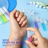 image:imageFandamei Mini Spray Bottle 10 Pack 5ml Mini Plastic Spray Bottle Empty Fine Mist Refillable Mini Perfume Bottle Perfume Atomizer Small Sample Containers Plastic Portable Travel Bottle Clear3ml