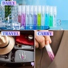 image:imageFandamei Mini Spray Bottle 10 Pack 5ml Mini Plastic Spray Bottle Empty Fine Mist Refillable Mini Perfume Bottle Perfume Atomizer Small Sample Containers Plastic Portable Travel Bottle Clear3ml