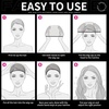 image:imageFandamei Wig Cap 4PCS Black Mesh Wig Cap Net Closed End Hair Mesh Net Wig Caps Liner Weaving Caps for Women Men KidsHD Wig Cap