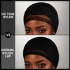 image:imageFandamei Wig Cap 4PCS Black Mesh Wig Cap Net Closed End Hair Mesh Net Wig Caps Liner Weaving Caps for Women Men KidsHD Wig Cap
