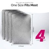 image:imageFandamei Wig Cap 4PCS Black Mesh Wig Cap Net Closed End Hair Mesh Net Wig Caps Liner Weaving Caps for Women Men KidsMesh Wig Cap Closed End