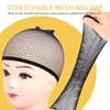 image:imageFandamei Wig Cap 4PCS Black Mesh Wig Cap Net Closed End Hair Mesh Net Wig Caps Liner Weaving Caps for Women Men KidsMesh Wig Cap Open End
