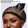image:imageFandamei Wig Cap Hair Net for Wigs 30 CM Large Mesh Wig Cap for Long Hair for Women Nylon Hair Net Non Slip for Halloween Rave Party CosplayBrown 2 PCSBlack