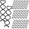 image:image20PCS Spiral Hair Pins Spin Pins Spiral Bobby Pins for Girls Women and Kids NonScratch Round Clip amp Bun Twist Stylish Bun Bobby Pins Premium Spin Pins for Hair BlackBlack