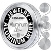 image:imageFANDAMEI Craft Wire 20 Gauge 98 Feet Silver Wire for Jewelry Making Aluminum Wire for Crafts Sculpting Beading Metal Bendable for DIY Christmas Floral Craft Decoration Jewelry Making20 Gauge