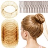 image:imageFANDAMEI Hair Net for Kids Invisible Hair Nets 20PCS with U Shaped Bobby Pins 40PCS30cm Hair Nets for Buns Bun Hair Nets for Ballet Girls Hair Accessories Set for Hair StylingWomenGirlsBrownLight Brown