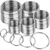 image:imageFANDAMEI Metal O Ring50 Pcs Silver Multi Purpose Metal O Ring for Macrame Camping Dog Leashes Hardware Bags and More Craft Project  16mm 21mm 25mm 32mm 38mm