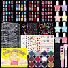 image:imageFANDAMEI Nail Kit for Girls Press on Nails for Teens Nail Polish Set for Girls False Nail Tips for Teens Nail Stickers 3D Rhinestone Stickers Face Gems Nail Glitter Nail Art Tool Kit