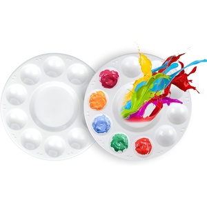 image:imageFANDAMEI 20PCS Paint Palette Paint Tray Palette Round Paint Trays1