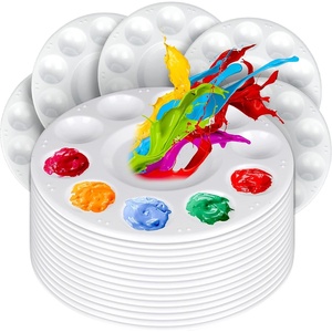 image:imageFANDAMEI 20PCS Paint Palette Paint Tray Palette Round Paint Trays20