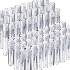 image:imageFandamei Mini Spray Bottle 60PCS 2ml Mini Clear Plastic Spray Bottle Empty Fine Mist Refillable Mini Perfume Bottle Small Empty Sample Containers Bottle 2ml 60 Pack Clear FANL0933ml5ml