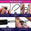 image:imageFANDAMEI 1mm Elastic String for Beading Elastic Cord Stretchy for Bracelets Making Stretch Bead Cord for Jewelry Making Sturdy Thread for Bracelet Necklace Crafts Christmas DIY Elastic String CordABlack
