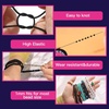image:imageFANDAMEI 1mm Elastic String for Beading Elastic Cord Stretchy for Bracelets Making Stretch Bead Cord for Jewelry Making Sturdy Thread for Bracelet Necklace Crafts Christmas DIY Elastic String CordABlack