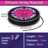 image:imageFANDAMEI 1mm Elastic String for Beading Elastic Cord Stretchy for Bracelets Making Stretch Bead Cord for Jewelry Making Sturdy Thread for Bracelet Necklace Crafts Christmas DIY Elastic String CordABlack