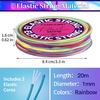 image:imageFANDAMEI 1mm Elastic String for Beading Elastic Cord Stretchy for Bracelets Making Stretch Bead Cord for Jewelry Making Sturdy Thread for Bracelet Necklace Crafts Christmas DIY Elastic String CordCRainbow