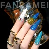 image:imageFANDAMEI 24 Colors Glitter Set 24 Boxes 5g Fine Glitter for Nail Art Makeup and Craft