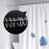 image:imageFANDAMEI 36 Pieces Shower Curtain Rings Plastic Shower Curtain Hooks Hanger for Bathroom Shower Window Rod C Shaped Shower Hooks for Shower Curtain