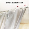 image:imageFANDAMEI 36 Pieces Shower Curtain Rings Plastic Shower Curtain Hooks Hanger for Bathroom Shower Window Rod C Shaped Shower Hooks for Shower Curtain