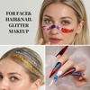 image:imageFANDAMEI 48 Colors Fine Glitter for Crafts Arts Decoration Resin Nail Glitter Body Hair Face Holographic Glitter Powder for Festival Halloween ChirstmasChunky