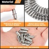 image:imageFANDAMEI 50 Pack Shelf Pins Metal Nickel Support Pegs Cabinet Support Pins for Furniture Shelves Bracket