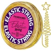 image:imageFANDAMEI 12mm Metallic Elastic String Gold Stretch Cord for Craft Gift Jewelry Making Elastic Cords Ribbon for Hair Braids Elastic String for Bracelets Beading Cord Stretchy Christmas Crafts DIYAGold