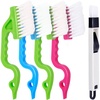 image:imageFANDAMEI 4PCS Window Door Sliding Track Cleaning Brush