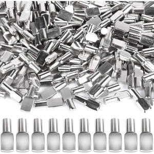 image:imageFANDAMEI 200 PCS 5mm Shelf Pins Shelf Pegs Metal Nickel Shelf Pins Shelf Support Pegs Cabinet Shelf Pegs Shelf Pegs for Shelves Shelf Pins 5mm Spoon Shaped Cabinet Support Pegs Holder