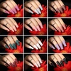 image:imageFANDAMEI Matte Press On Nails Long Coffin 12 Color 240PCS Full Cover Long Ballerina Fake Nails Acrylic False Nail Tips with 10g Nail Glue 12 Solid Color False Nail for Women Girls Nail Art DIYMatte Medium Square