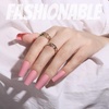 image:imageFANDAMEI Matte Press On Nails Long Coffin 12 Color 240PCS Full Cover Long Ballerina Fake Nails Acrylic False Nail Tips with 10g Nail Glue 12 Solid Color False Nail for Women Girls Nail Art DIYMatte Medium Square