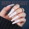 image:imageFANDAMEI Matte Press On Nails Long Coffin 12 Color 240PCS Full Cover Long Ballerina Fake Nails Acrylic False Nail Tips with 10g Nail Glue 12 Solid Color False Nail for Women Girls Nail Art DIYMatte Long Ballet