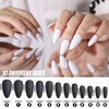 image:imageFANDAMEI Matte Press On Nails Long Coffin 12 Color 240PCS Full Cover Long Ballerina Fake Nails Acrylic False Nail Tips with 10g Nail Glue 12 Solid Color False Nail for Women Girls Nail Art DIYMatte Medium Almond